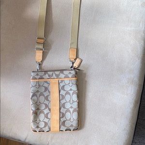 Coach signature cross body